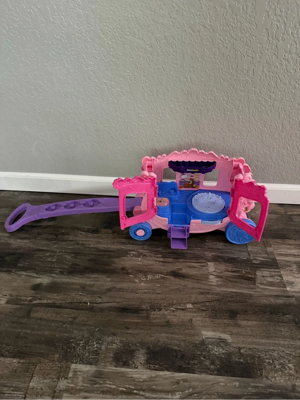 Little People purple lets carriage